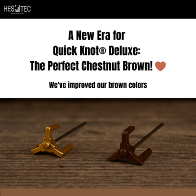 A New Era for Quick Knot® Deluxe: The Perfect Chestnut Brown! 🤎